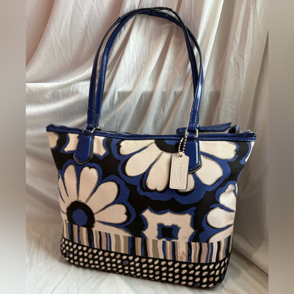 Coach Floral Tote Bag from Poppy Scribble Collection